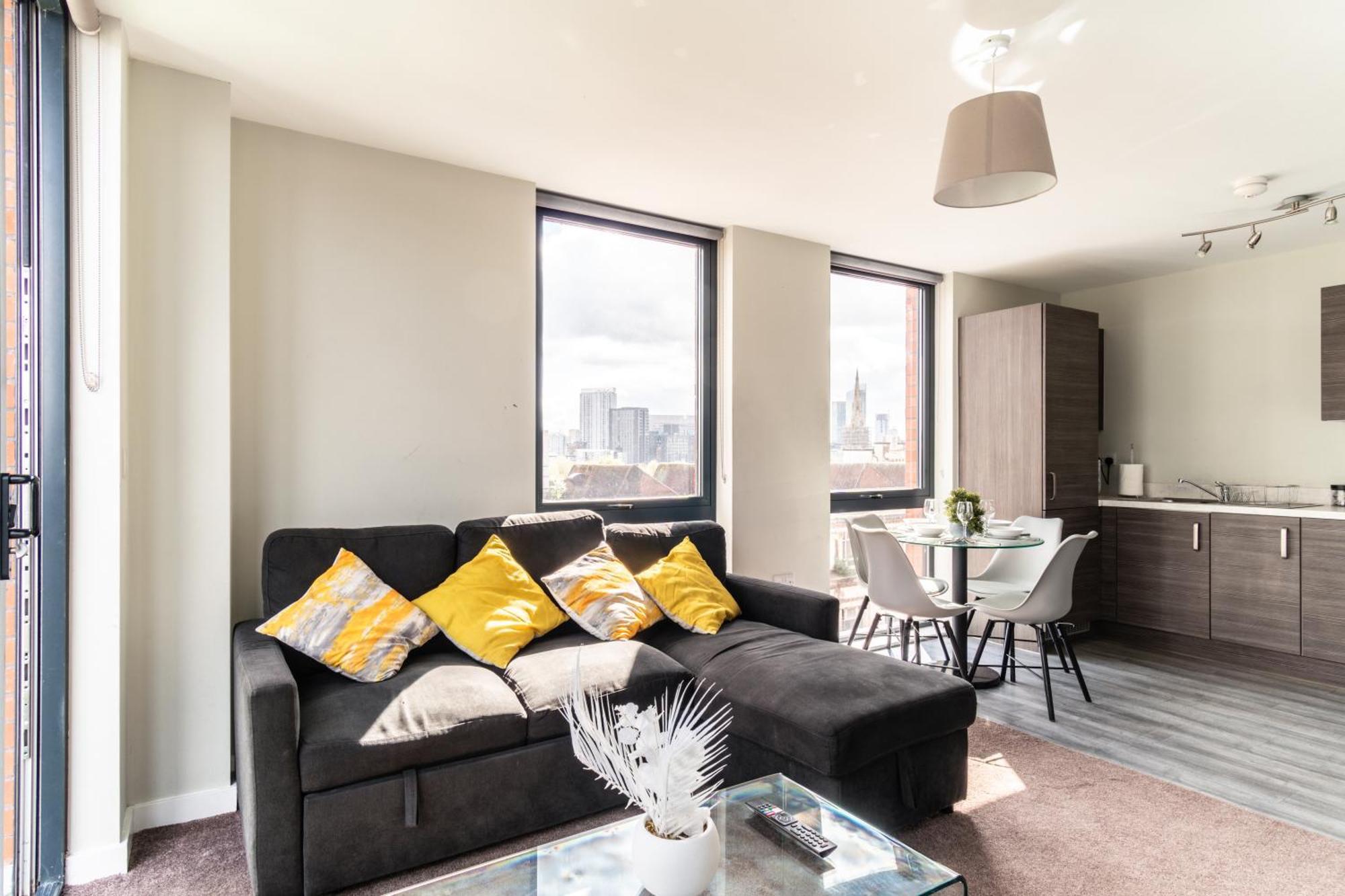 Prime Location 1 Bed Penthouse Apartment Манчестер Экстерьер фото